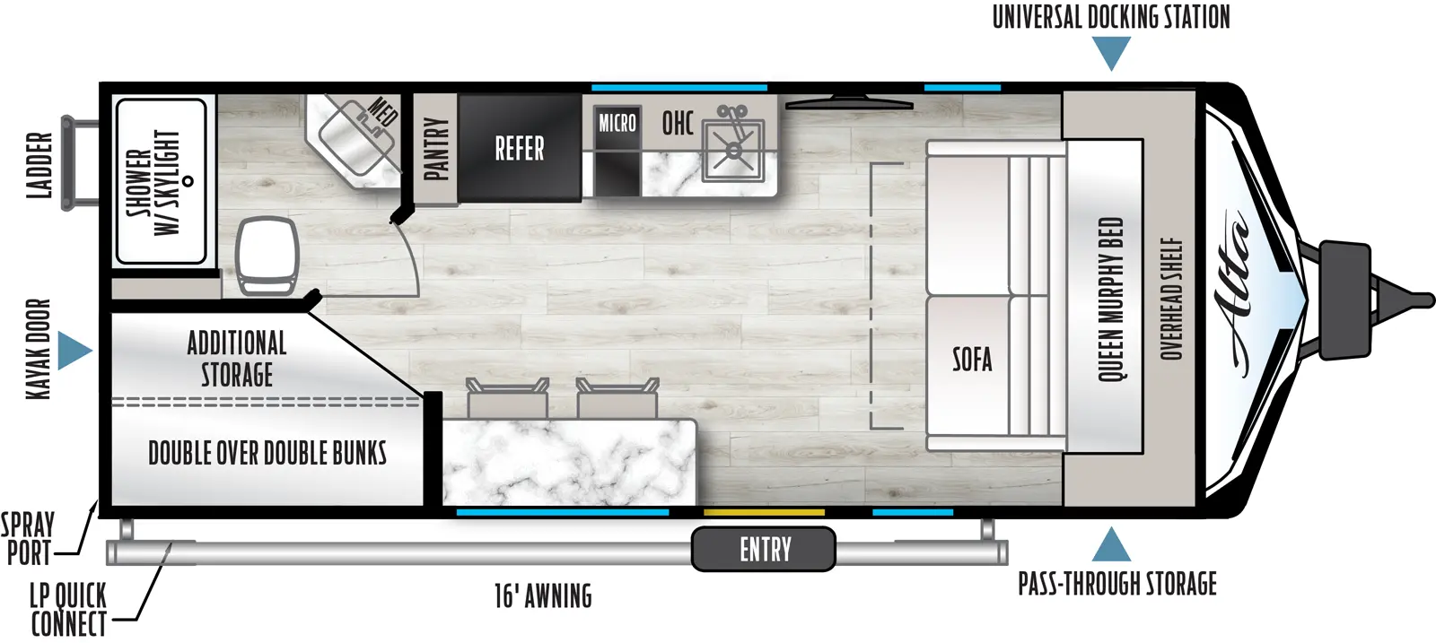 Alta 1800MBH-LE Floorplan